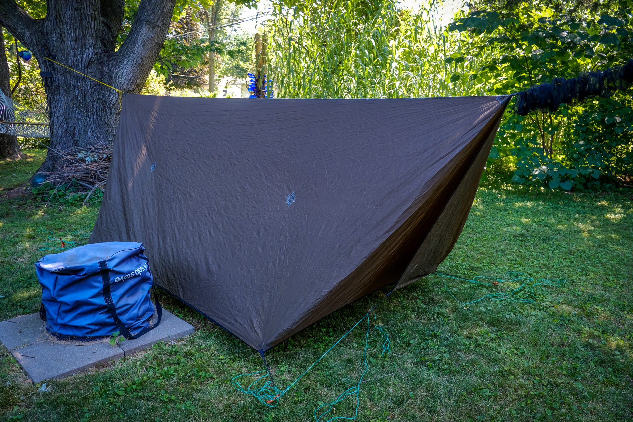 New Hammock Gear 'Journey' bad weather tarp Ozarks Walkabout